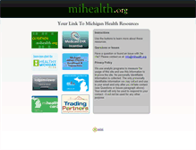 Tablet Screenshot of mihealth.org